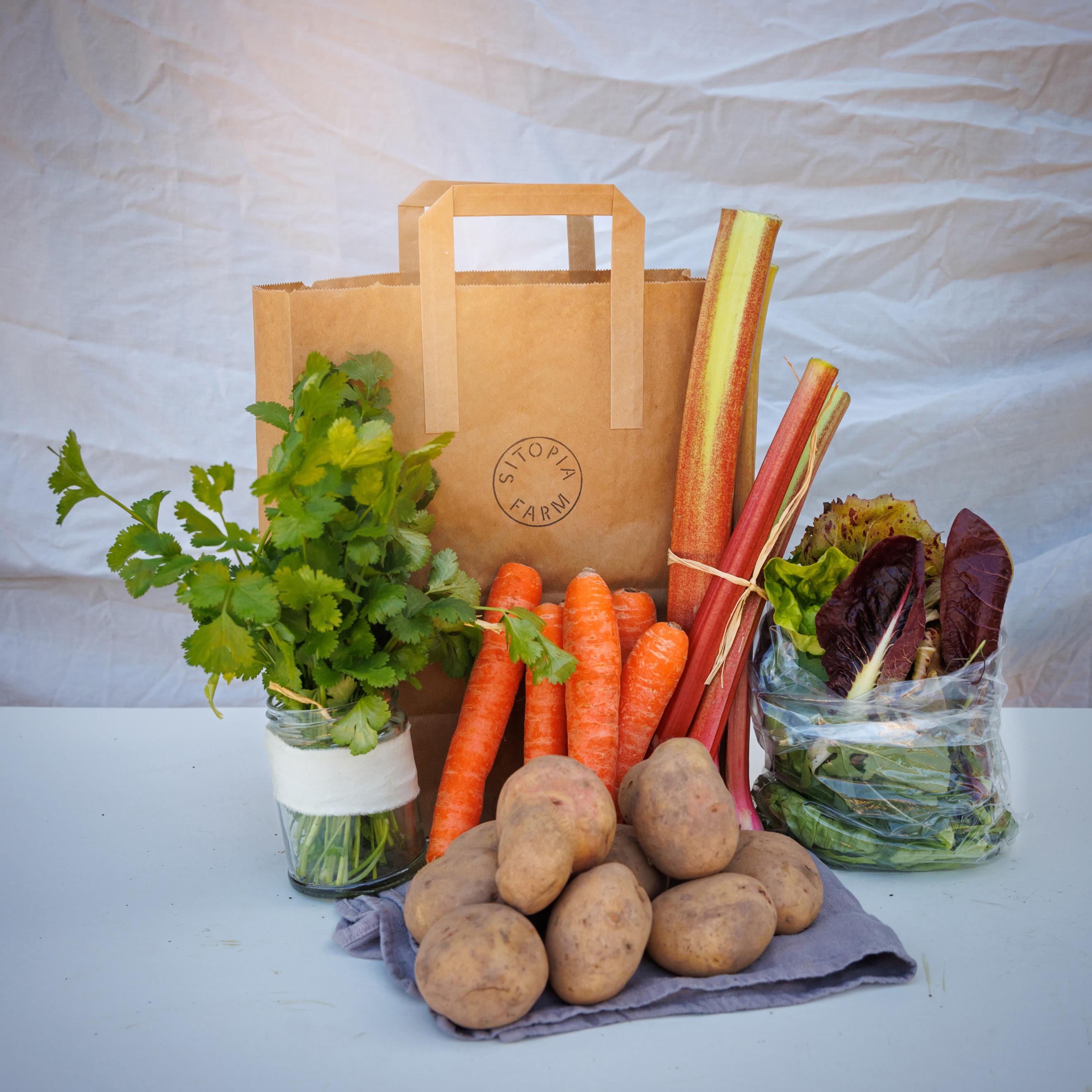 Veg bag subscription - Regular with potatoes/onions (Yellow)