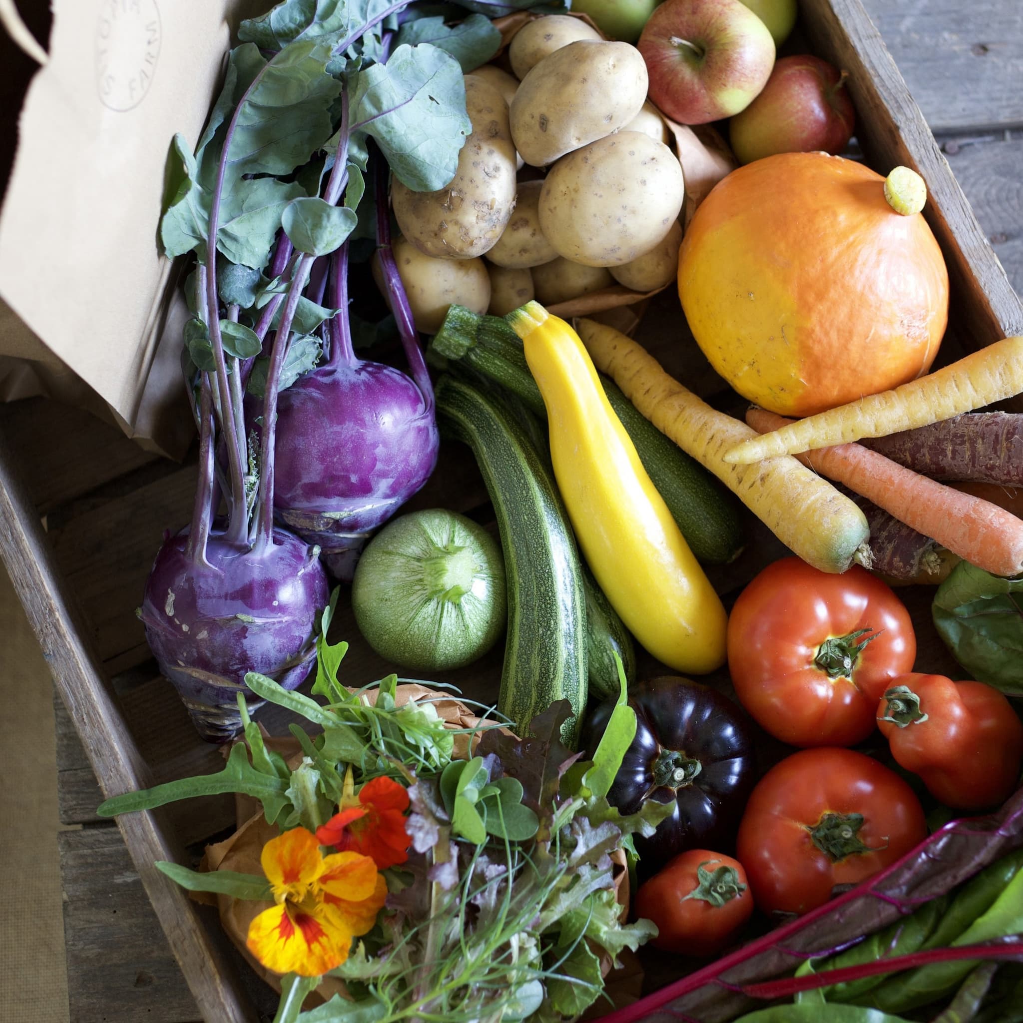 Veg bag subscription - Large (Pink)